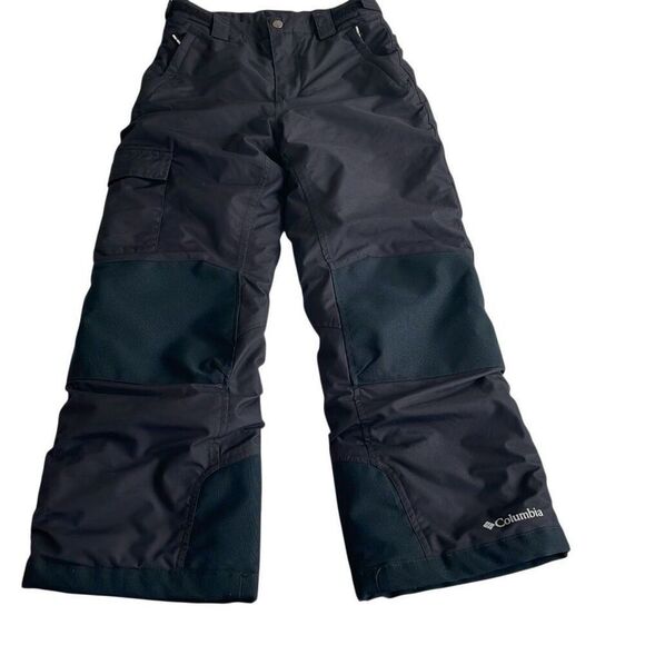 Nearly new! Columbia Youth Insulated Ski/Snow Pants Black Size M/10-12 - Picture 1 of 10
